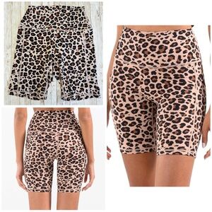Telamon High Waist Pink Leopard Workshorts